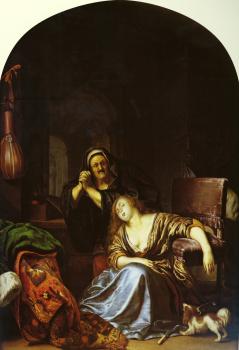 Frans Van Mieris The Elder : The Death Of Lucretia